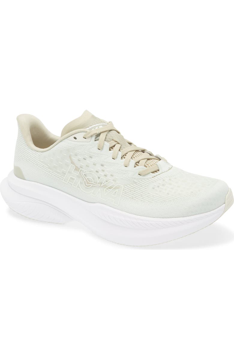 HOKA Mach 6 Running Shoe, Main, color, Oyster Mushroom / Truffle Salt
