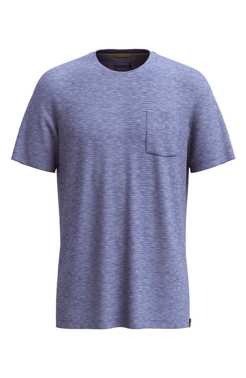 Merino Wool Blend Pocket T-Shirt