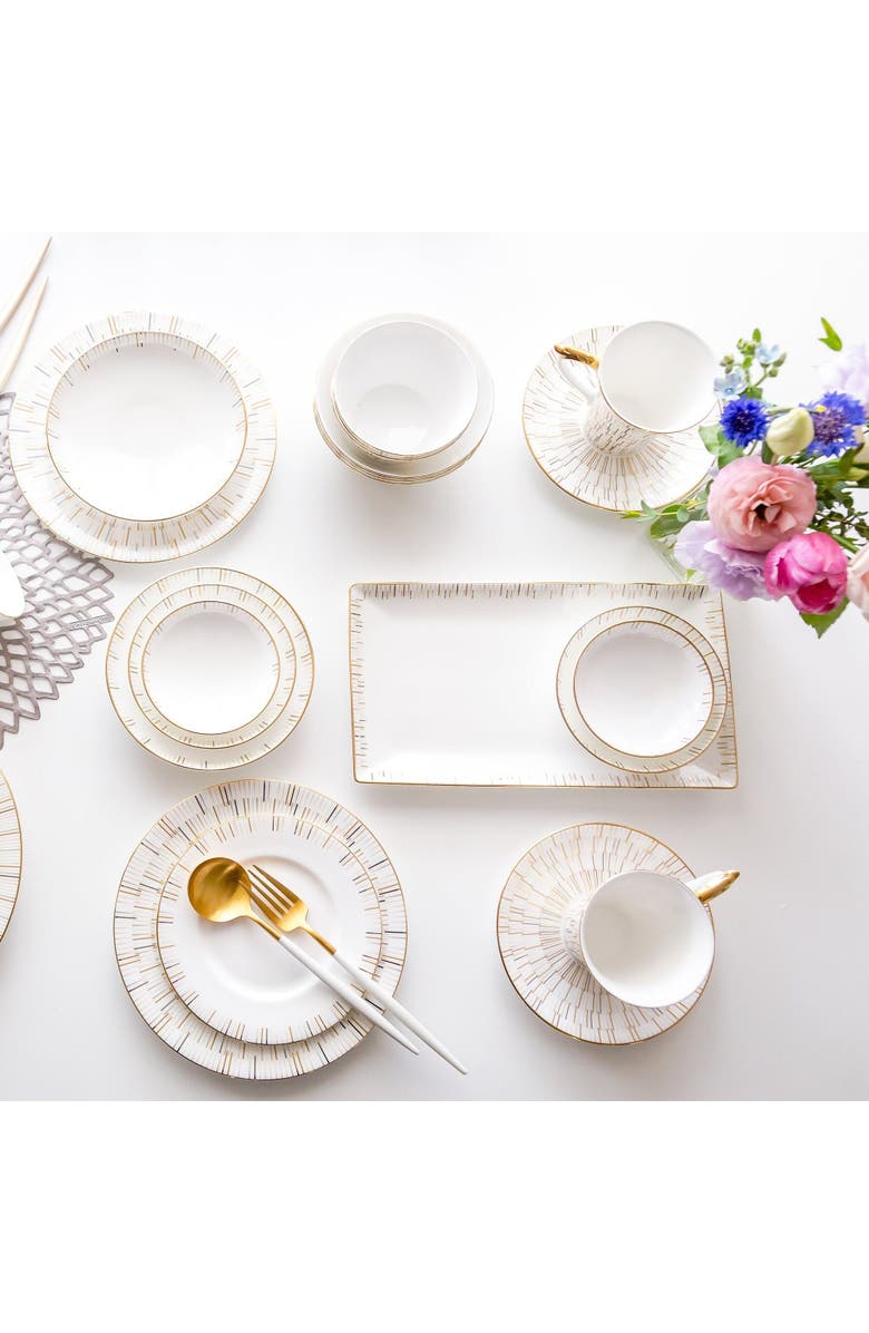 Prouna Luminous 11.5 Inch Sandwich / Cake Tray, Alternate, color, White