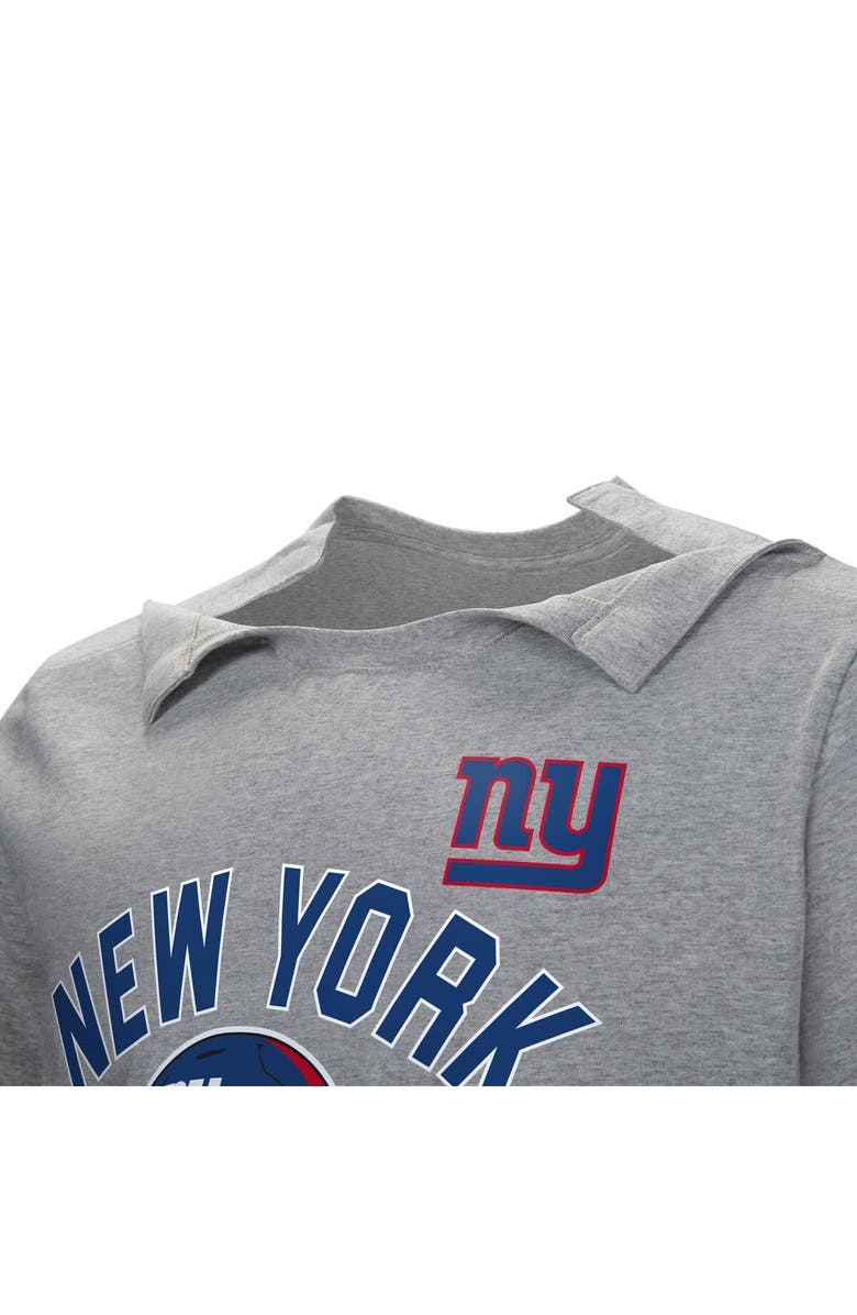 NFL Men's  Gray New York Giants Tackle Adaptive T-Shirt, Alternate, color, Gray