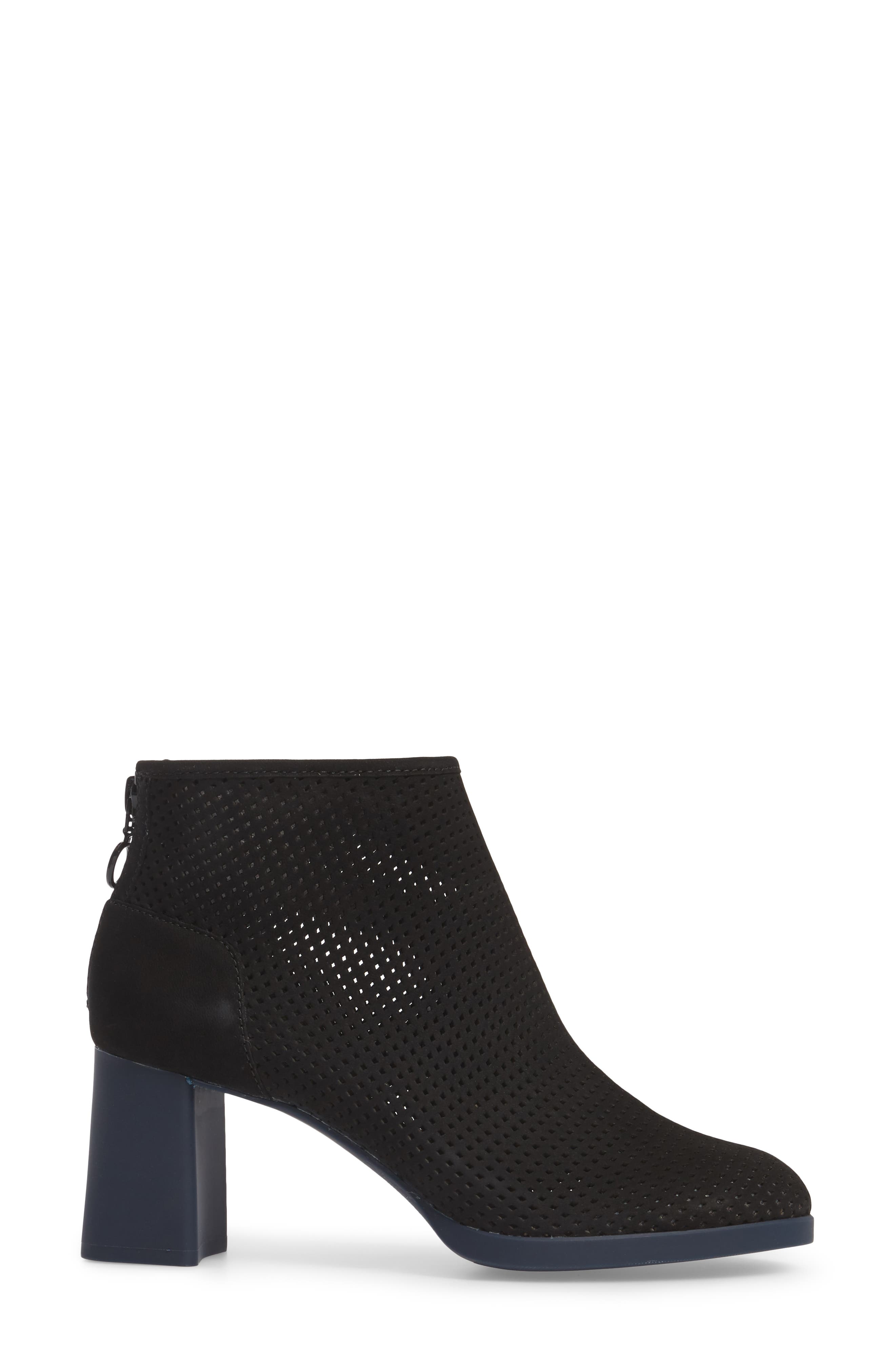 Kara Bootie, Alternate, color, BLACK SUEDE