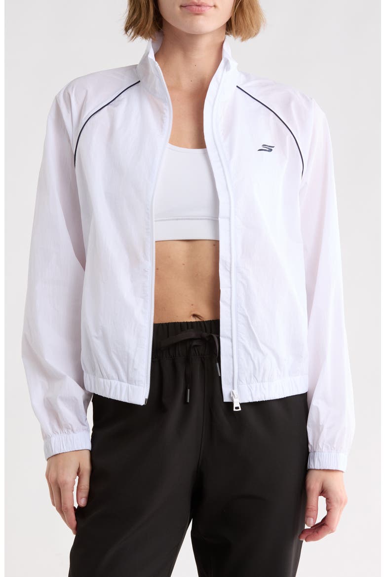 Performance Track Jacket, Main, color, BRIGHT WHITE