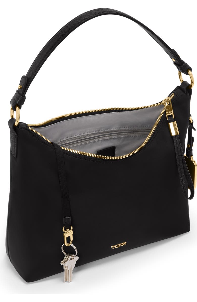 TUMI Asbury Shoulder/Crossbody Bag, Alternate, color, Black/ Gold