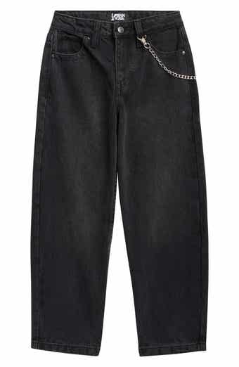 Kids' Draped Chain Baggy Skater Jeans