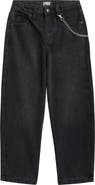 URBAN RISE Kids' Draped Chain Baggy Skater Jeans