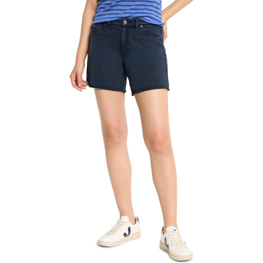 NZT by NIC+ZOE French Terry Shorts in Dark Indigo  product