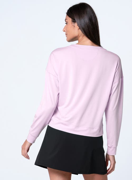 Lucky In Love Hype Long Sleeve Top In Neutral