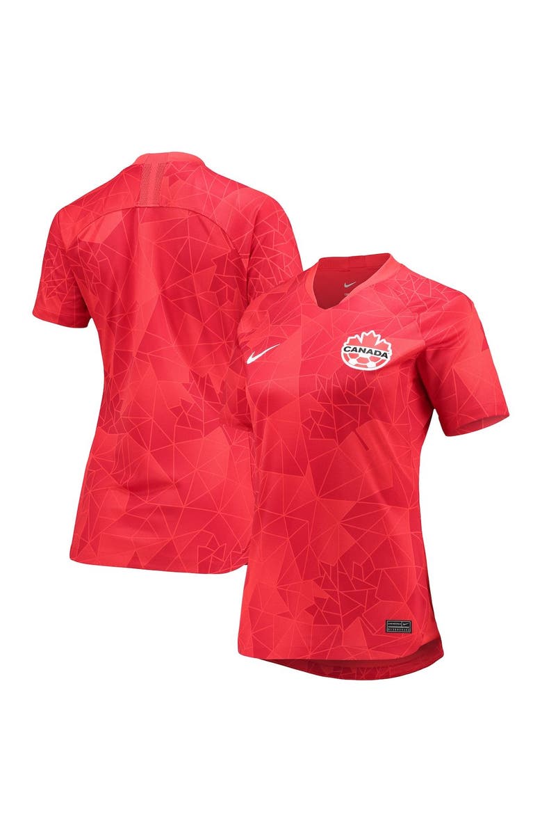Nike Women's Nike Red Canada Women's National Team Home Replica Jersey, Main, color, 