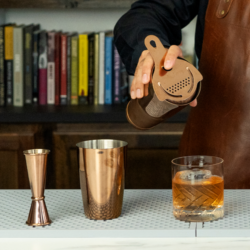 A Bar Above 4-piece Craft Bar Set, Antique Copper In Antique Copper