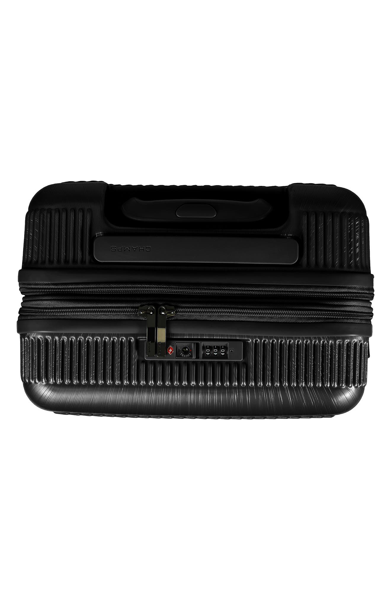 CHAMPS Iconic II 3-Piece Luggage Set, Alternate, color, Black