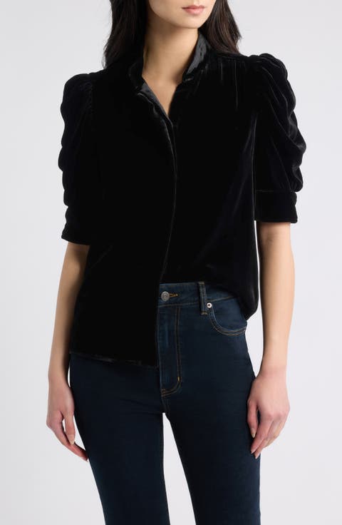 Gillian Velvet Top