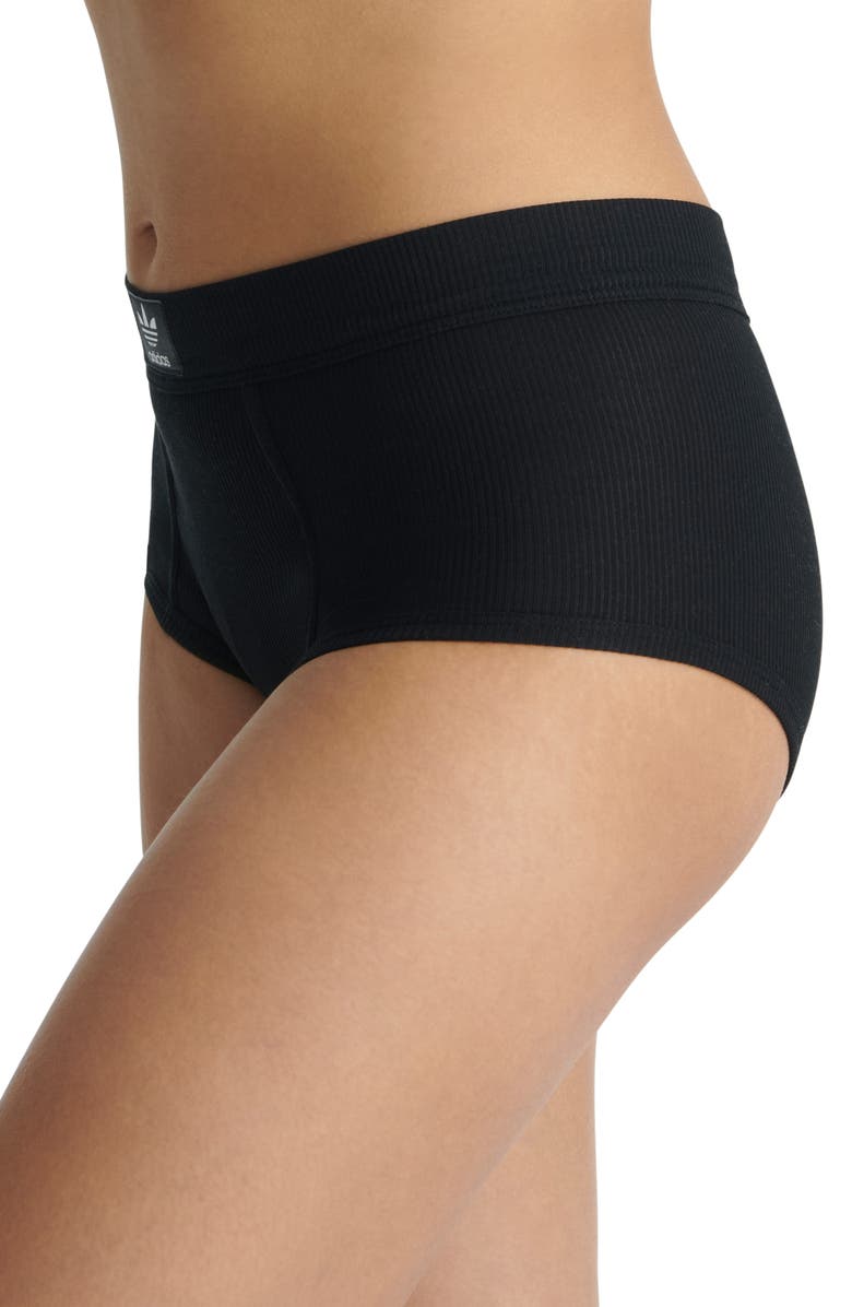 adidas Originals Rib Boyshorts, Alternate, color, 