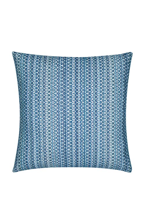 Elaine Smith Kaleidoscope Chenille Micro Check Indoor & Outdoor Woven Accent Pillow