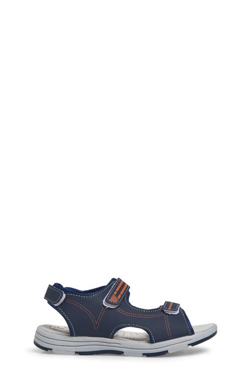 Extreme By Eddie Marc Kids' Double Strap Sandal In Navy