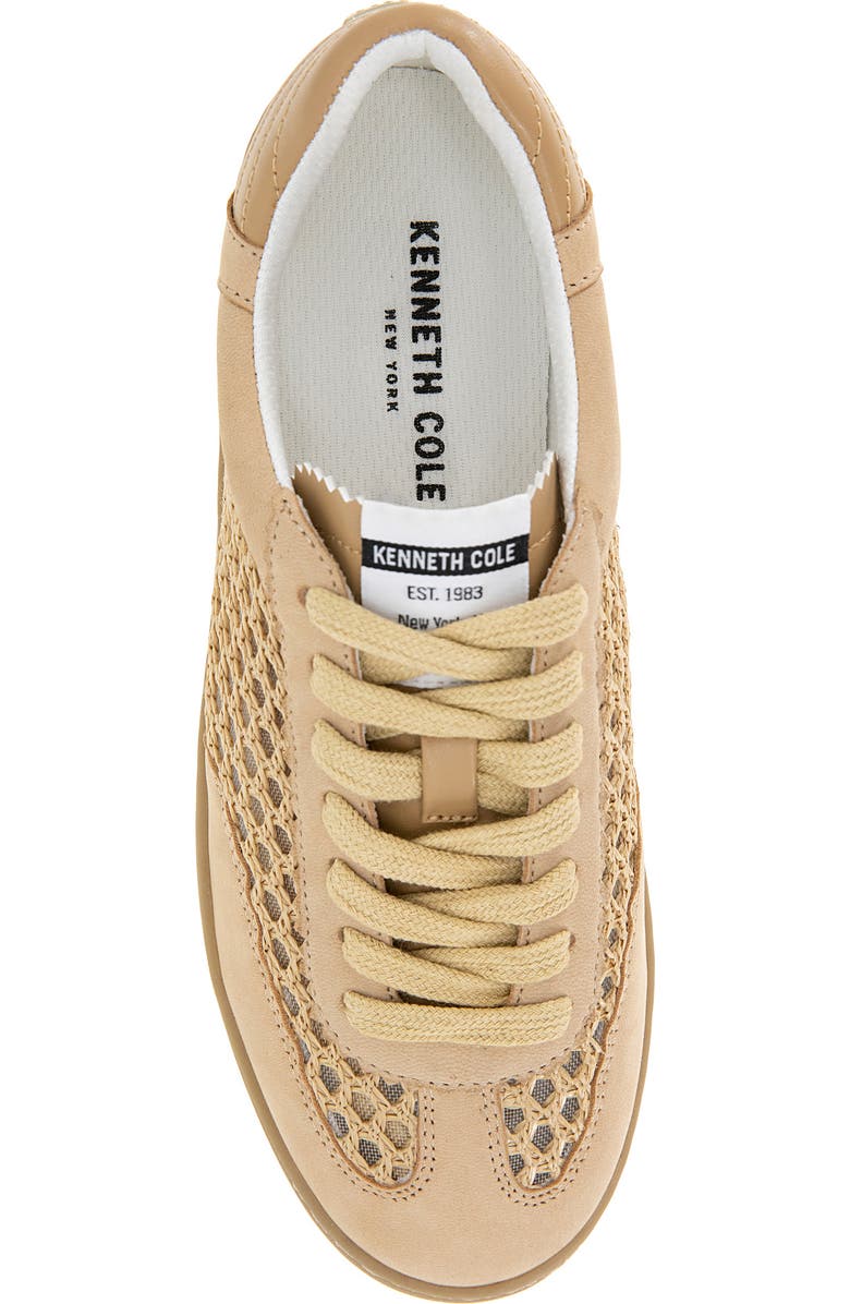 Kenneth Cole Sam Platform Sneaker, Alternate, color, Natural Raffia