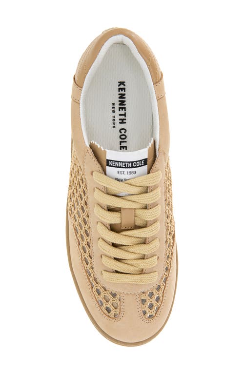 Kenneth Cole Sam Platform Sneaker In Natural Raffia