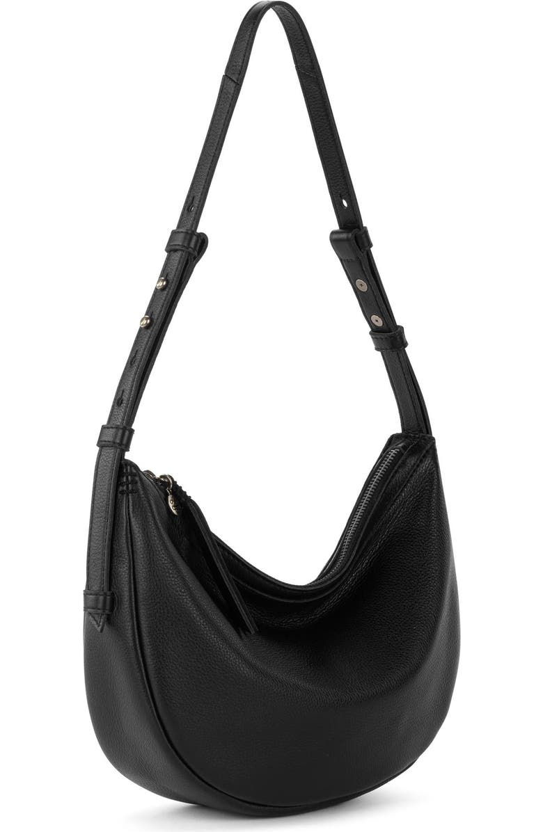 The Sak Tess Shoulder Bag Leather, Alternate, color, Black