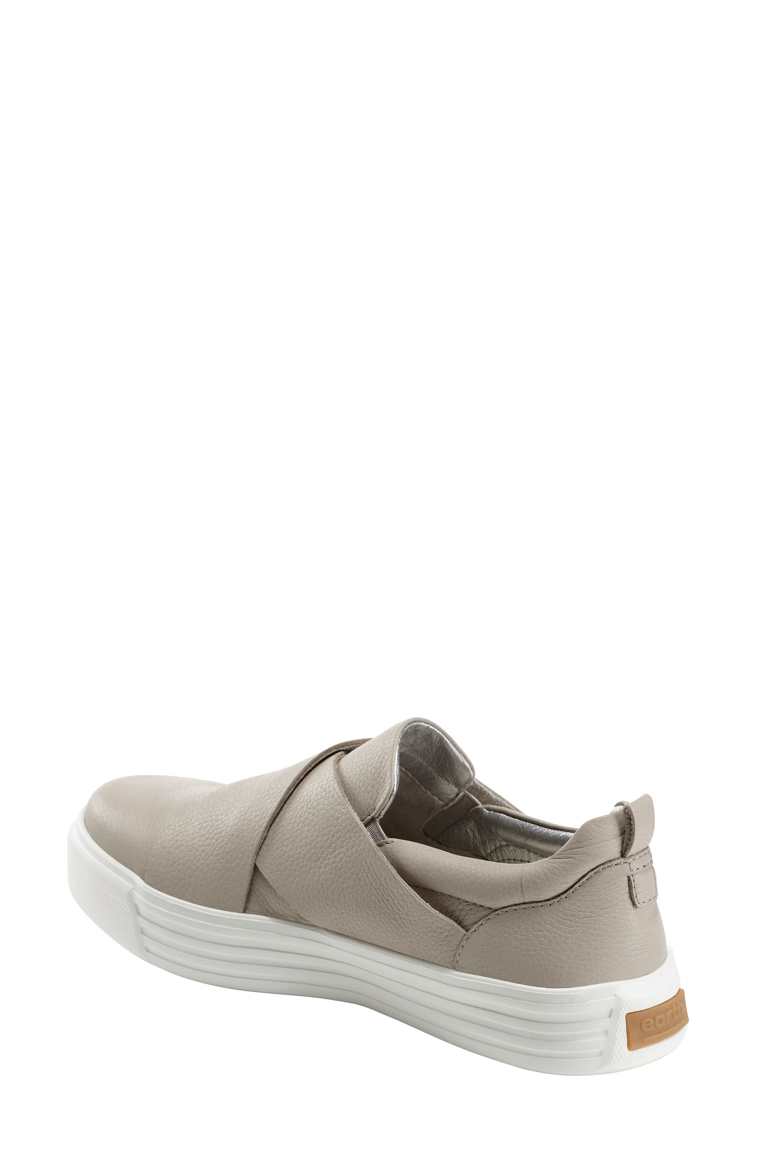 Clary Sneaker, Alternate, color, GREY LEATHER