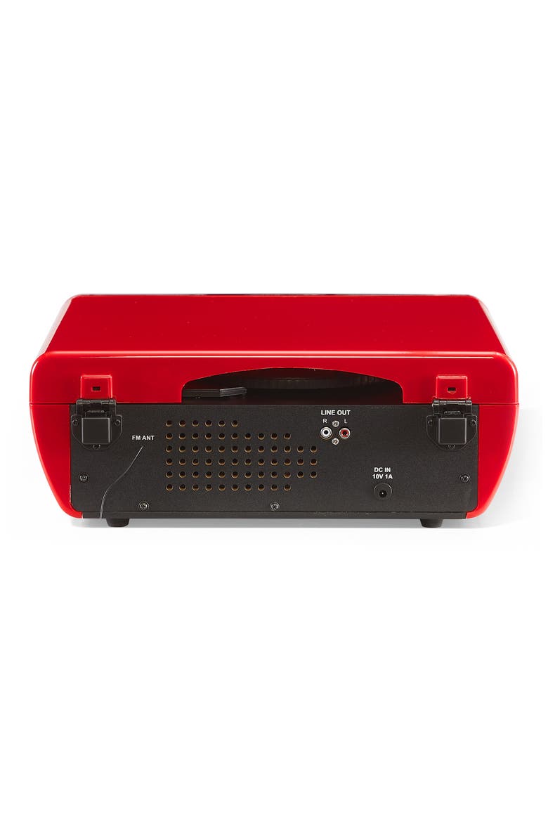 Powel 7-in-1 Record Player, Alternate, color, RED
