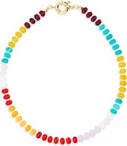 EYE CANDY LOS ANGELES Oihana Multicolor Beaded Necklace