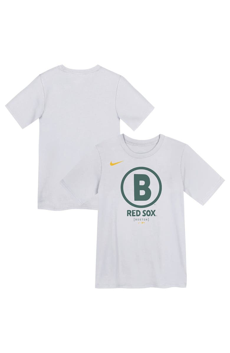 Nike Preschool Nike White Boston Red Sox City Connect Logo T-Shirt, Main, color, White