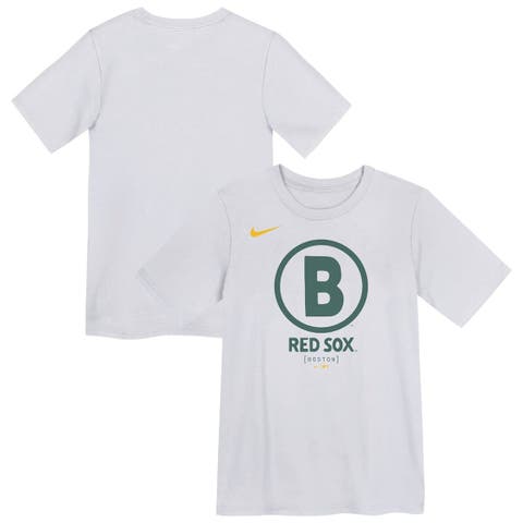 Preschool Nike White Boston Red Sox City Connect Logo T-Shirt