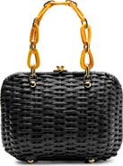 Frances Valentine Hen Woven Wicker Bag