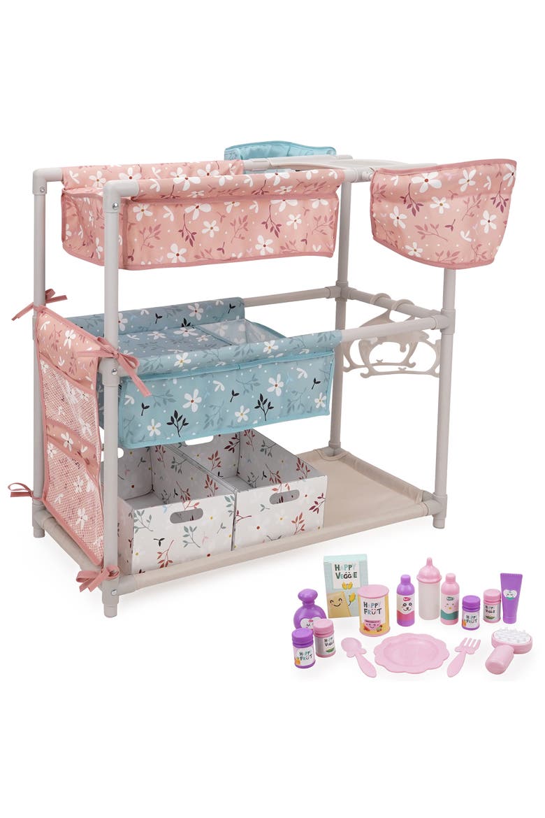 Springtime Twin Center Doll Accessory Set 15pc, Main, color, Multicolored
