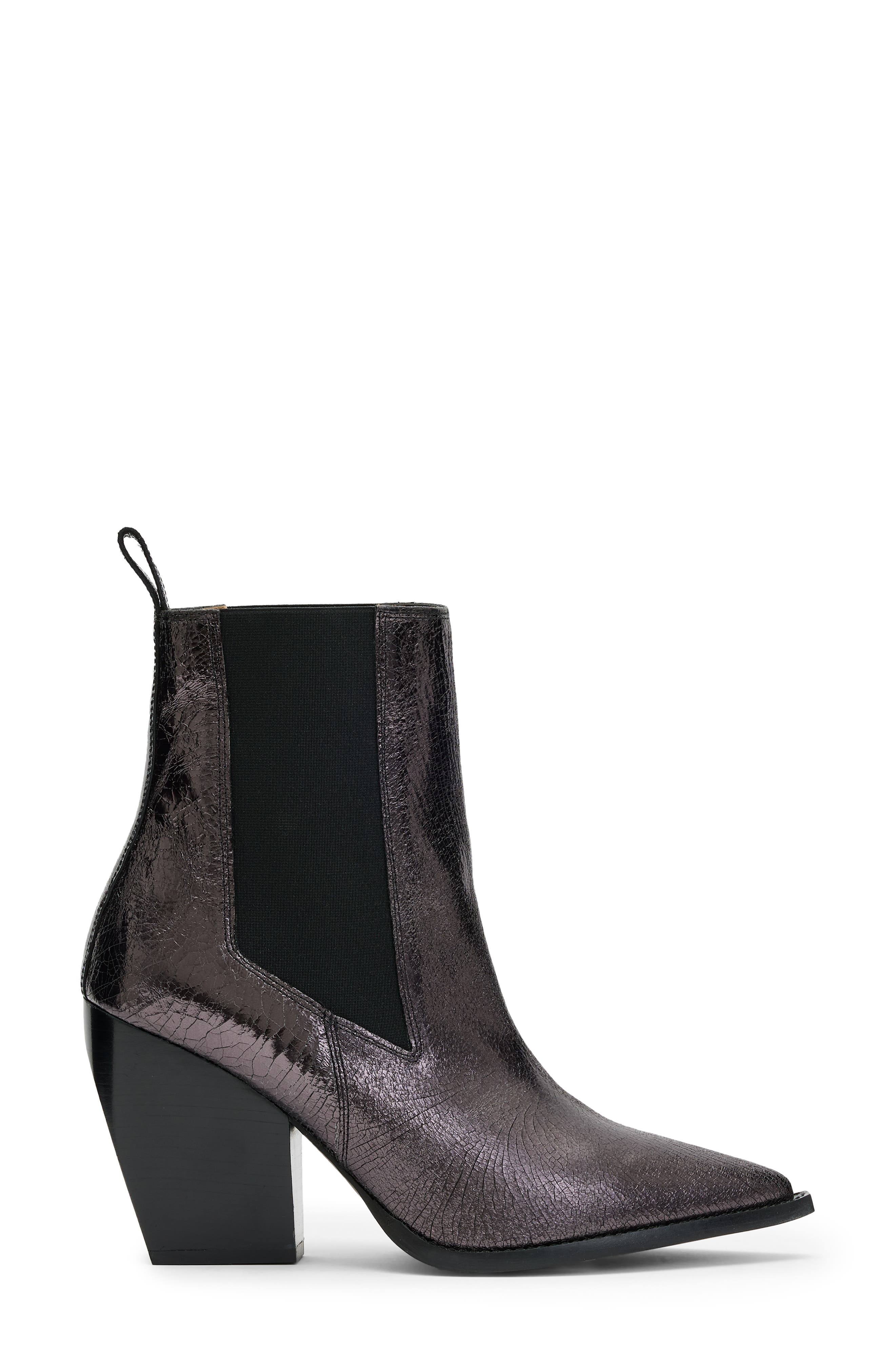 AllSaints Ria Chelsea Boot, Alternate, color, Gunmetal Grey