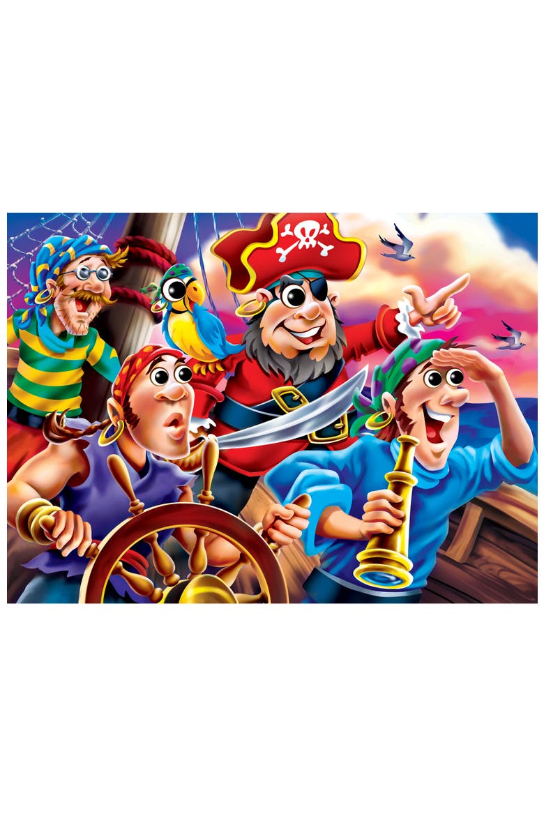 Googly Eyes Pirates 48 Piece Puzzle, Alternate, color, Multicolor