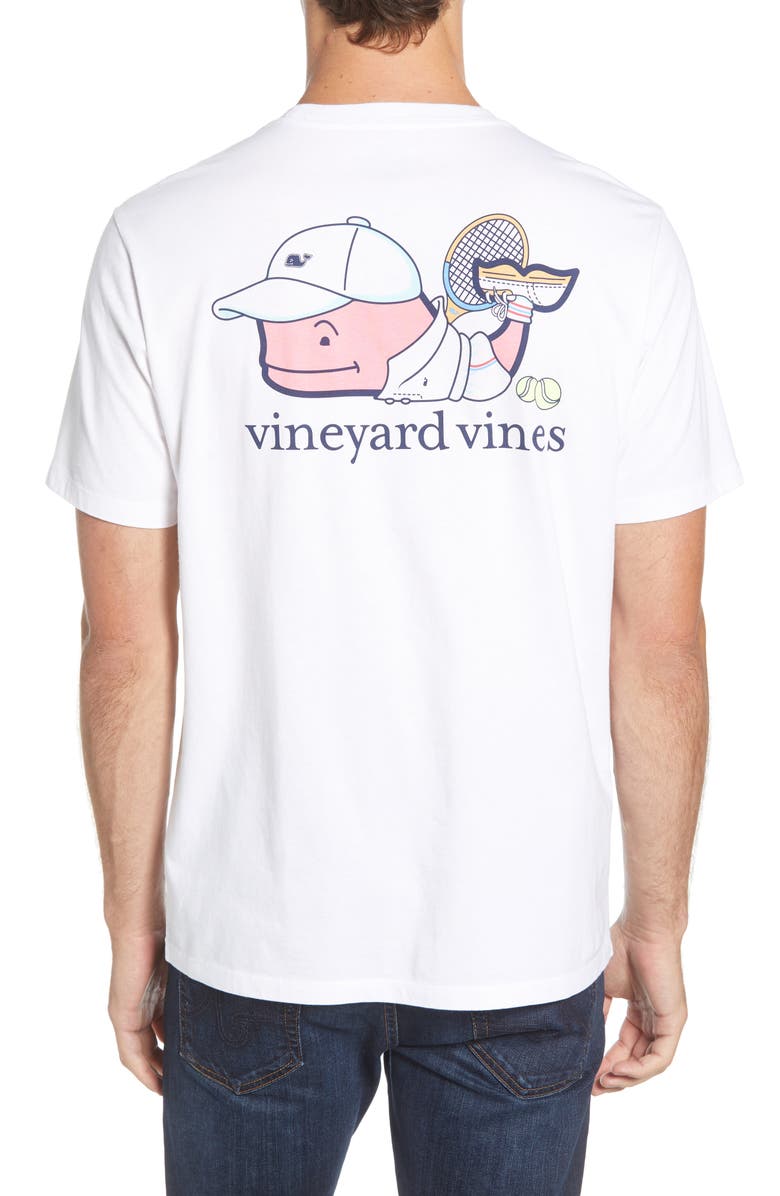 vineyard vines Tennis Pro Whale Pocket T-Shirt, Alternate, color, 
