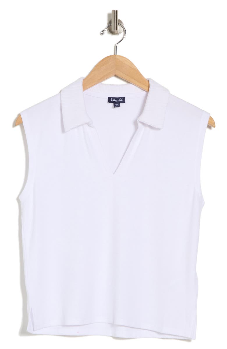 Splendid Lyon Sleeveless Polo Sweater, Alternate, color, 