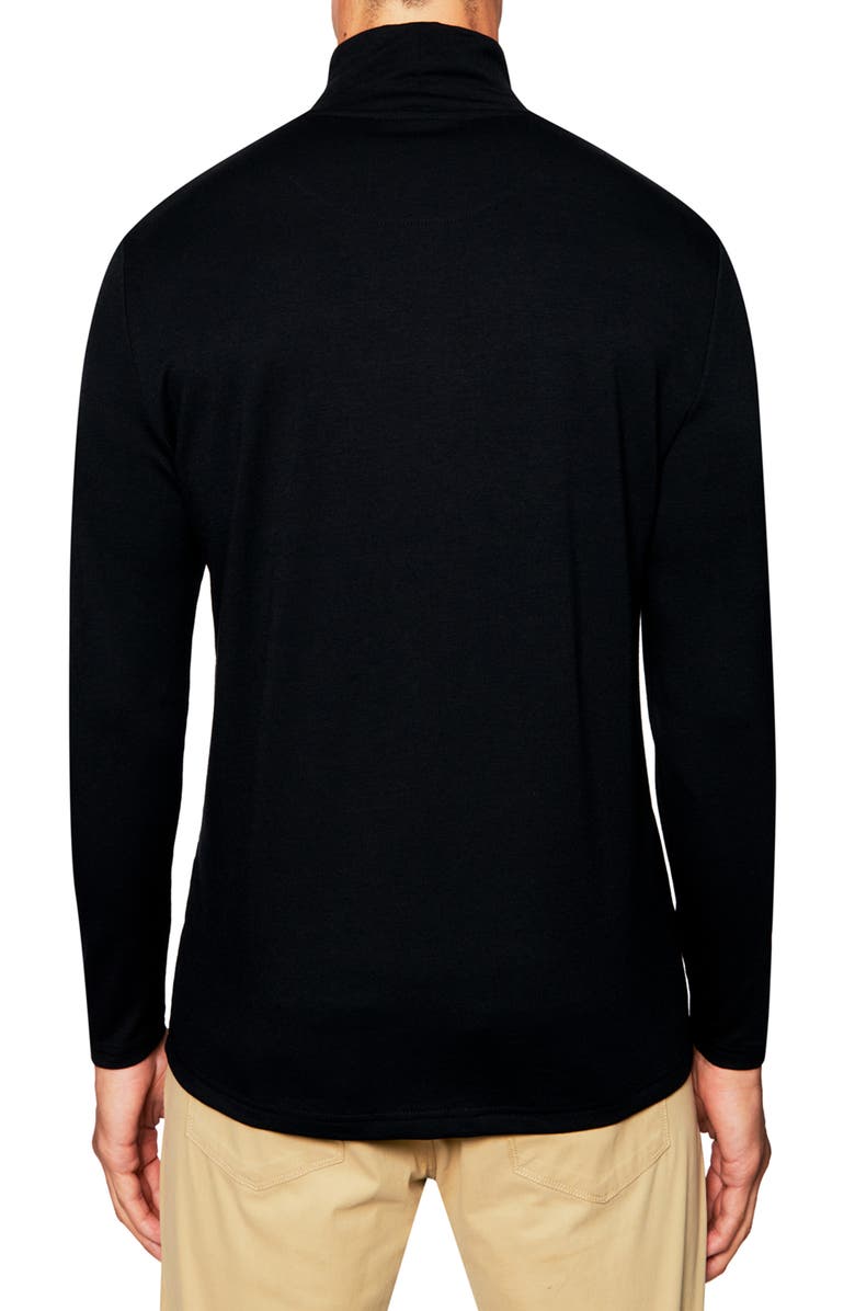 CONSTRUCT Mock Neck Long Sleeve Shirt, Alternate, color, Black
