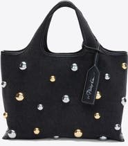 3.1 Phillip Lim Dome Embellishment Mini Market Tote Bag