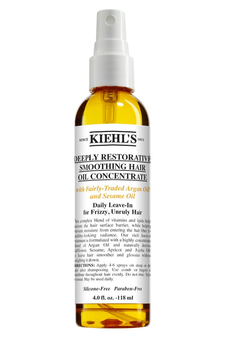 'Deeply Restorative' Smoothing Hair Oil Concentrate, Main, color, NO COLOR