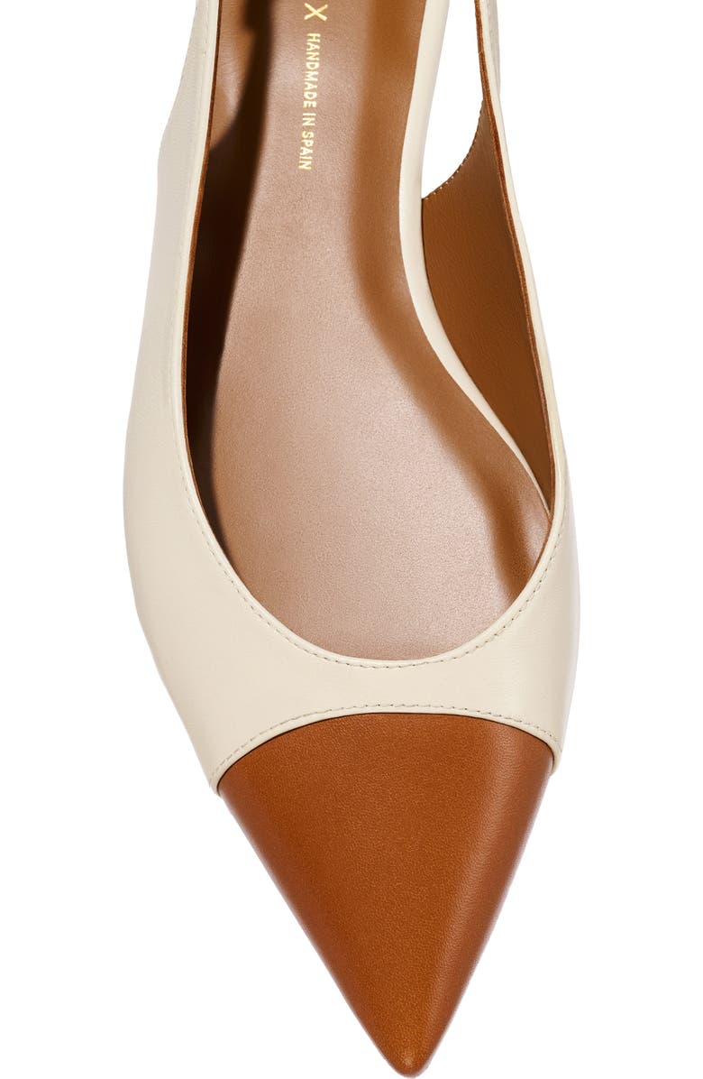 MARGAUX The Elise, Alternate, color, Cotton And Saddle Nappa