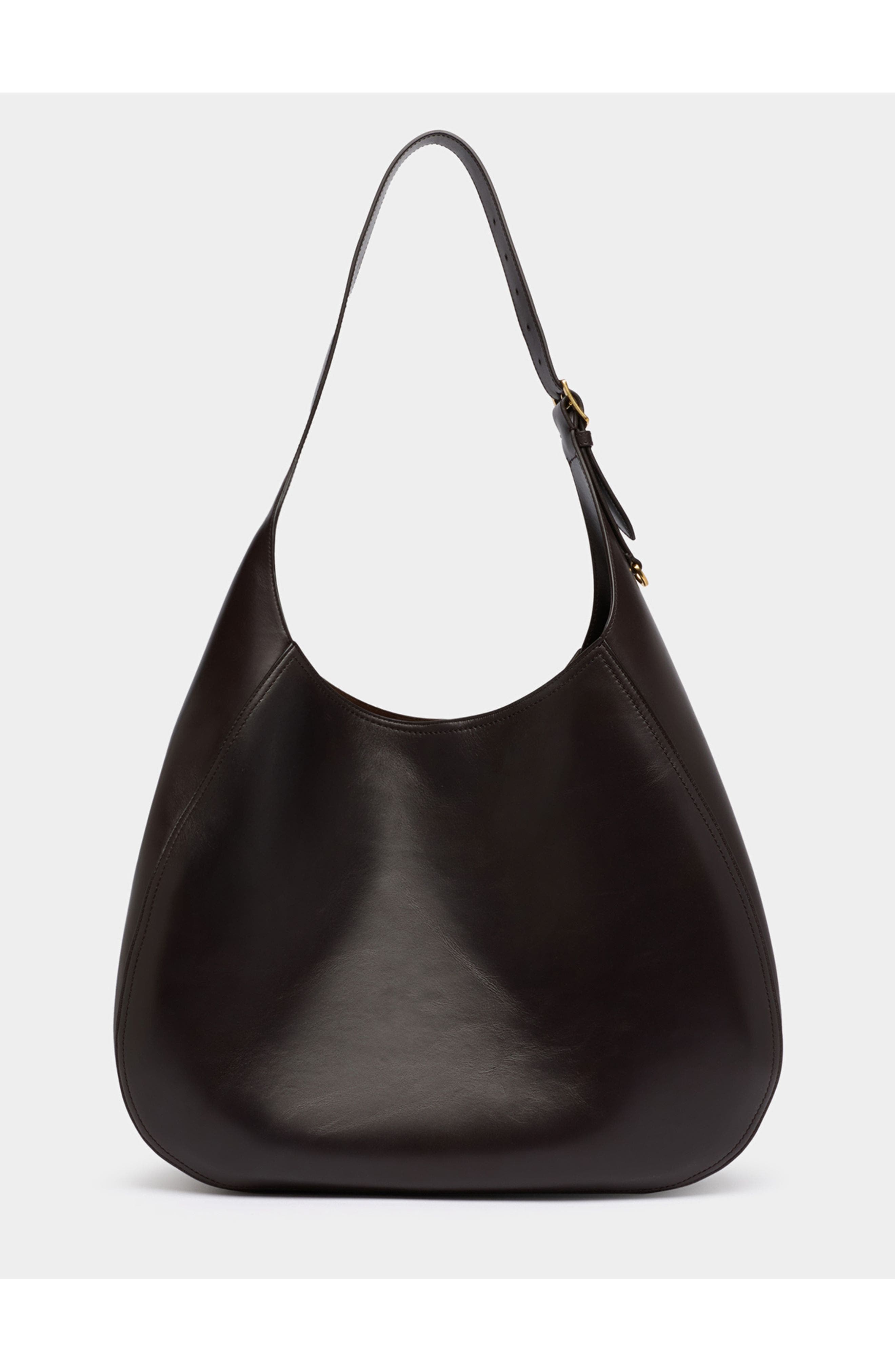 Bally Althea Large Hobo Bag, Alternate, color, Brown