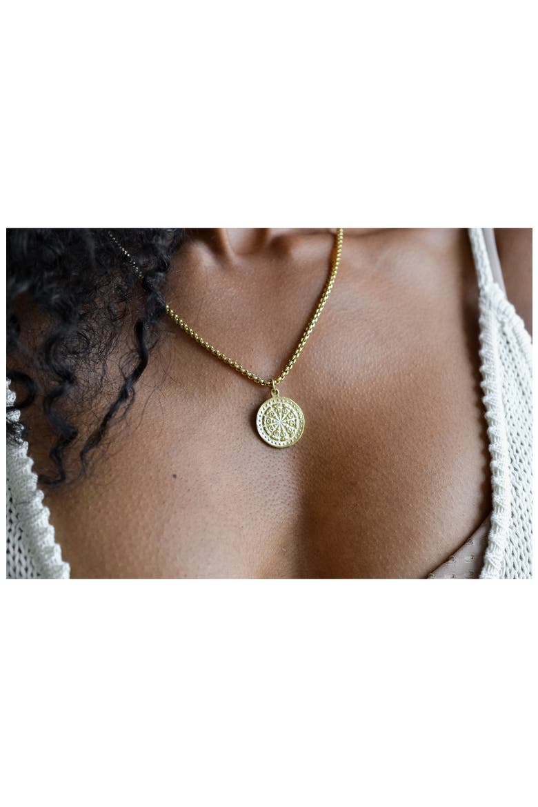 Solana Pendant Necklace, Alternate, color, GOLD