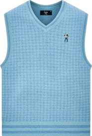 Eastside Golf Houndstooth Polo Sweater