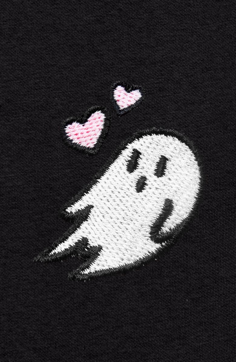 Dalix Womens Heartly Ghost Midweight Fleece Jogger Pant, Alternate, color, Black