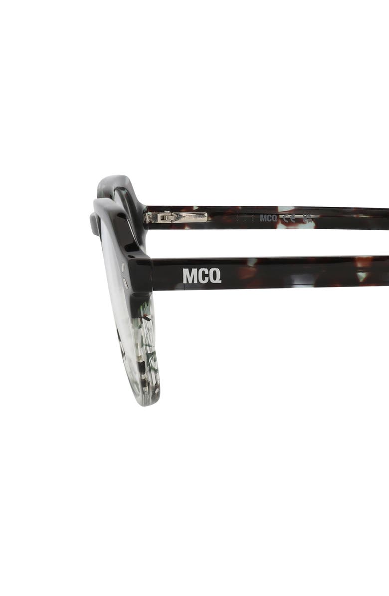 McQueen 50mm Round Optical Glasses, Alternate, color, 