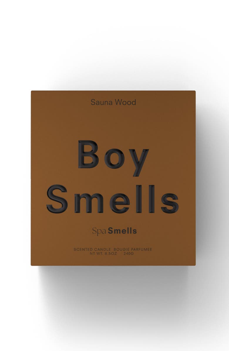 Boy Smells Sauna Wood Candle, Alternate, color, 