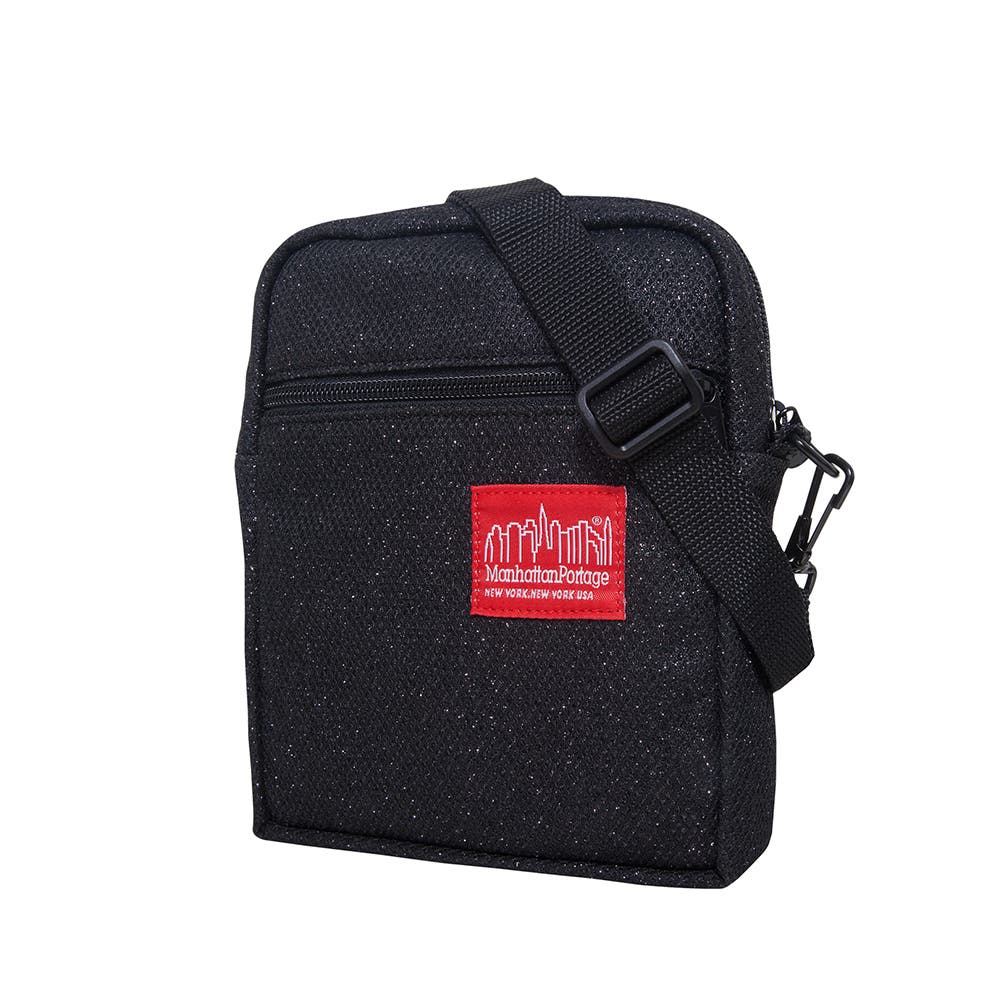 Manhattan Portage Midnight City Lights Crossbody Bag, Alternate, color, Black