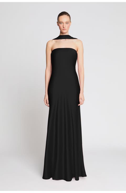 Vali Crepe Gown