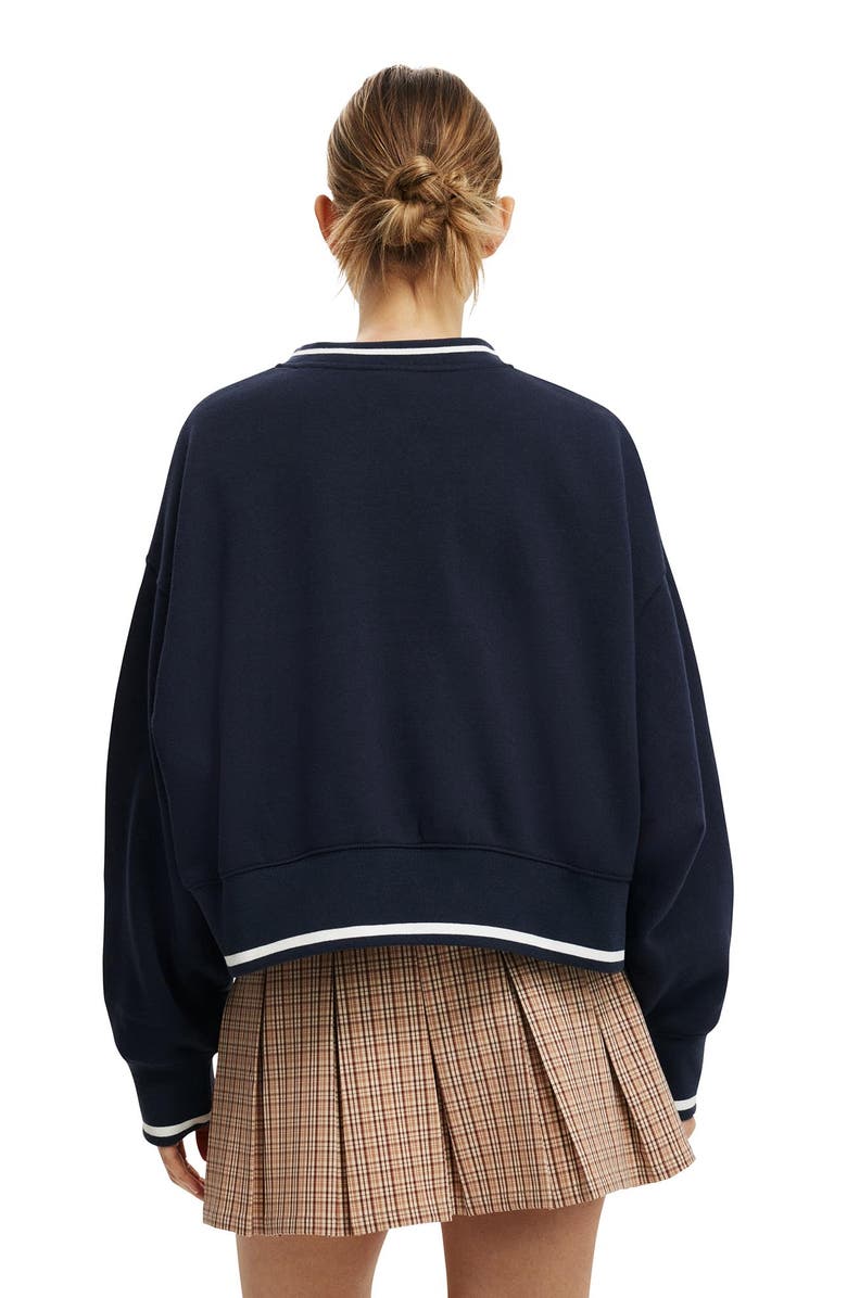 Cotton On Women's Licensed Cropped Sweatshirt, Alternate, color, Gilmore Girls Total Eclipse