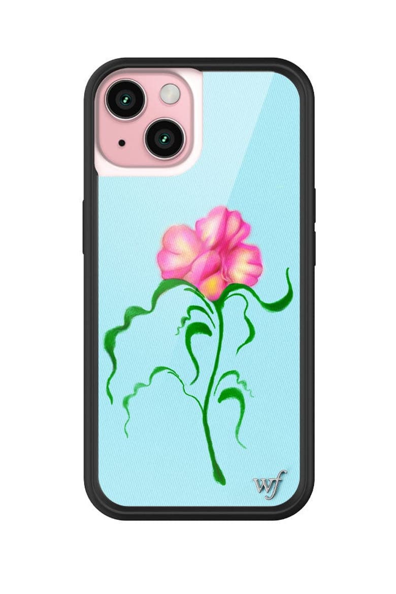 Dancing Flower iPhone Case, Alternate, color, Blue