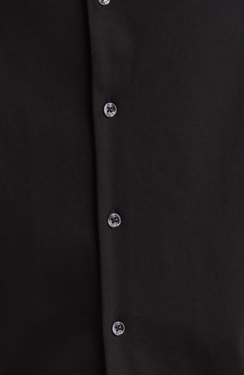 BOSS Powell Solid Short Sleeve Cotton Button-Up Shirt, Alternate, color, 