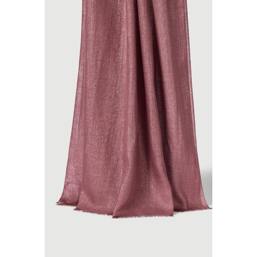 Brunello Cucinelli Cashmere and silk scarf in Purple at Nordstrom