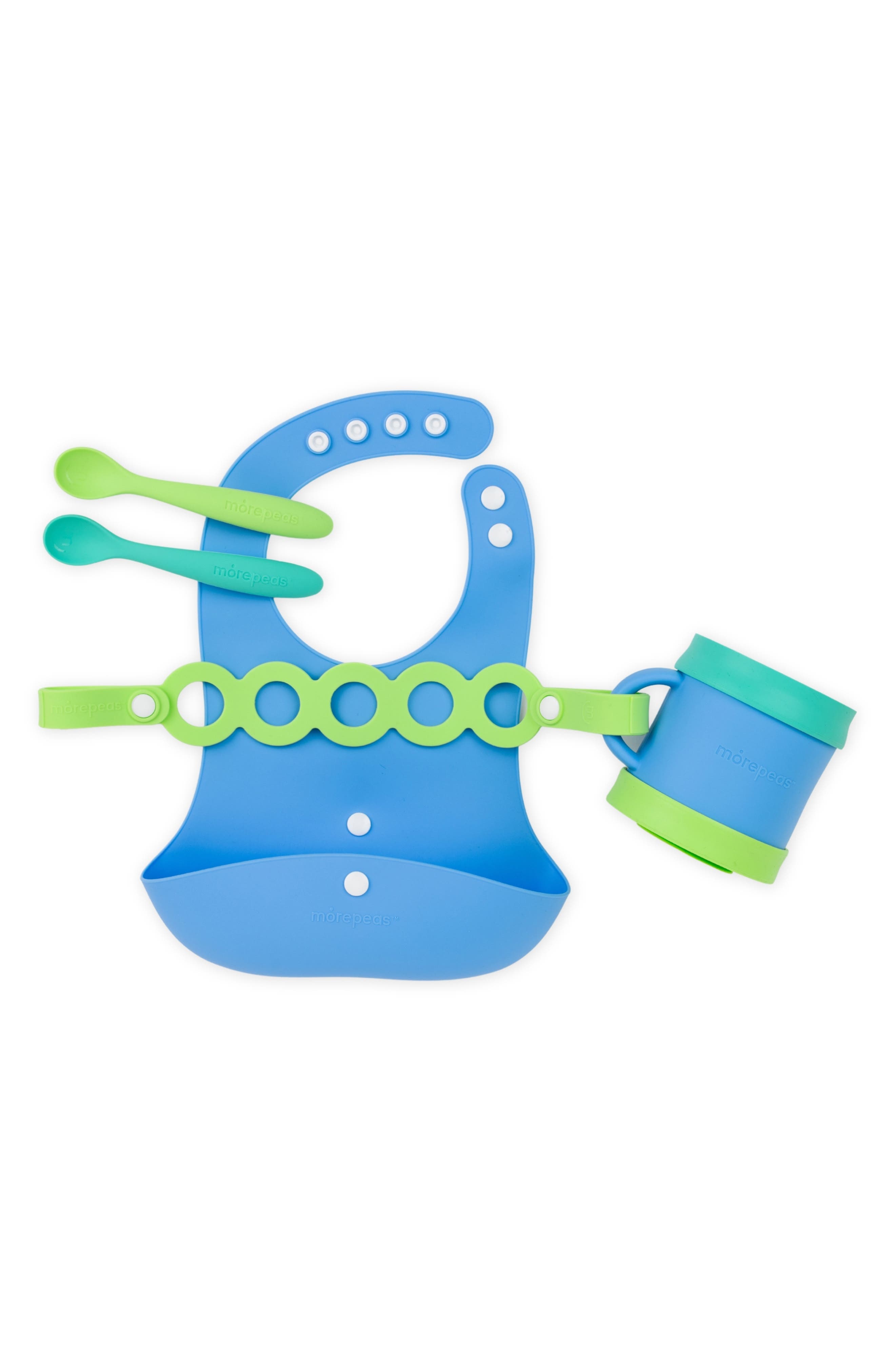 morepeas Travel Feeding Set in Blueberry 