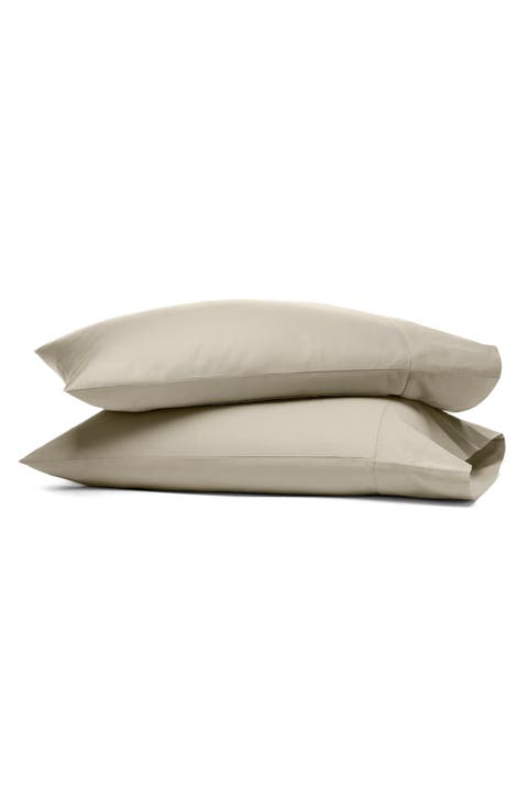 Set of 2 Percale Hemmed Pillowcases